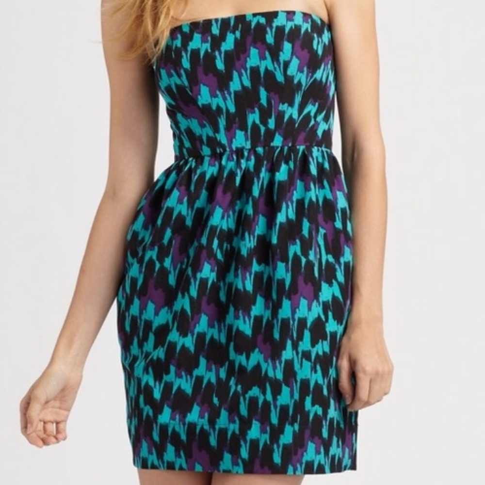 Shoshanna strapless cocktail dress